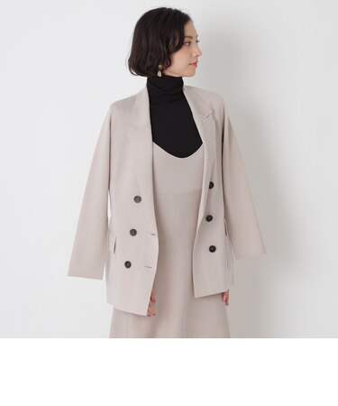 【La maglia】ミラノリブ　ニットジャケット