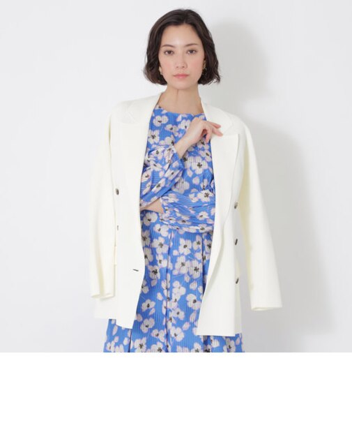 【La maglia】ミラノリブ　ニットジャケット