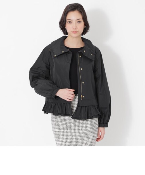 【EPOCA STORIA】マイクロタフタ　フリルブルゾン《WEB＆EPOCA THE SHOP店舗限定》