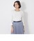 【EPOCA STORIA】フリルコンビ　ニットプルオーバー《WEB＆EPOCA THE SHOP店舗限定》