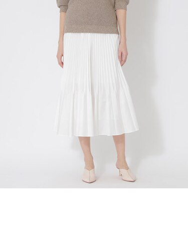 【EPOCA STORIA】ライトタフタ　プリーツスカート《WEB＆EPOCA THE SHOP店舗限定》