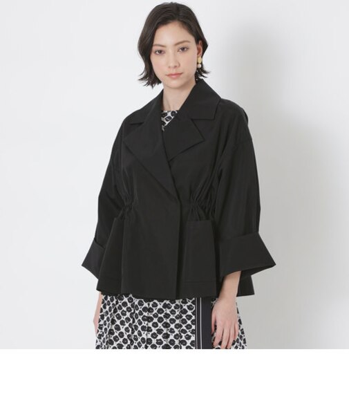 グログランタフタ　ショートコート