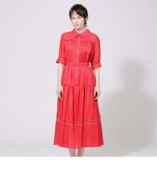 ライトコットン　シャツドレス【2023年春夏モデル】