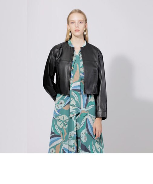 レザーブルゾン