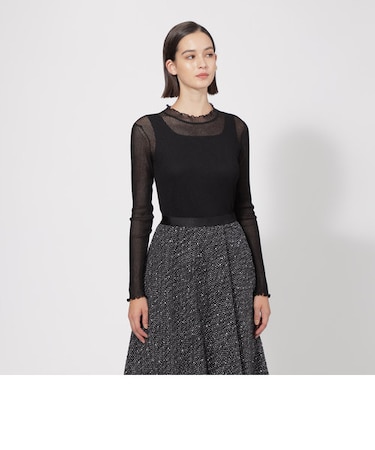 【EPOCA STORIA】レーヨンストレッチ　シアーニット《WEB＆EPOCA THE SHOP店舗限定》