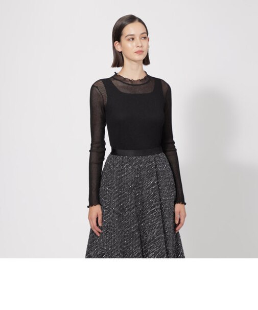 【EPOCA STORIA】レーヨンストレッチ　シアーニット《WEB＆EPOCA THE SHOP店舗限定》