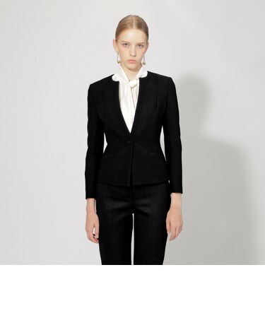 【24 TWENTY FOUR JACKET Noble】ノーカラージャケット