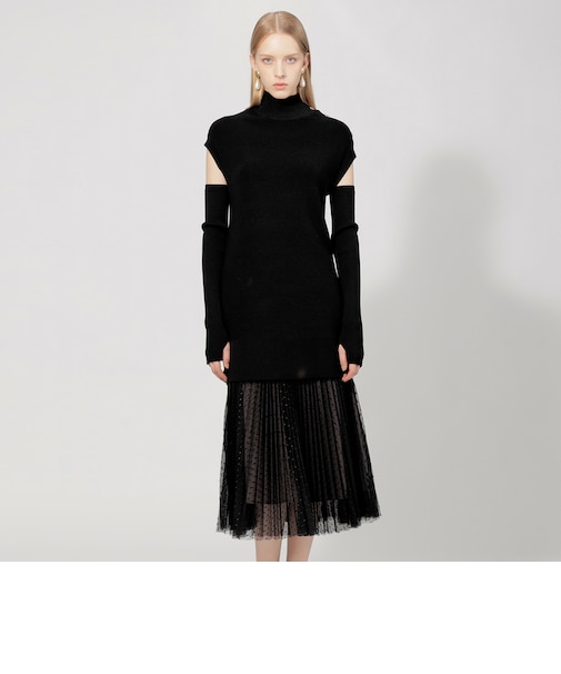 【La maglia】アームウォーマー付きチュニック