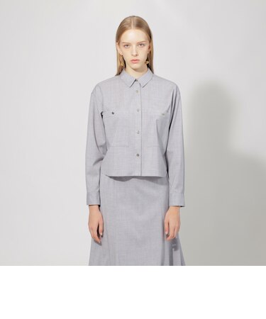 【LA MAGLIA IN CASA】ショートシャツブルゾン《WEB＆一部店舗限定》