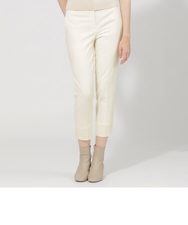 ストレッチウール　テーパードパンツ