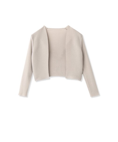 キュプラベーシック　ニットボレロ