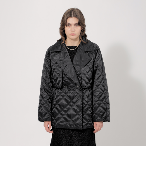 EPOCA　サテンタフタ キルティングコート ¥121,000 税込 サテンタフタ キルティングコート｜エポカの通販｜&mall（アンドモール