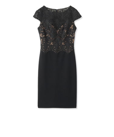 【TADASHI SHOJI】キャップスリーブタイトドレス《WEB＆EPOCA THE SHOP店舗限定》