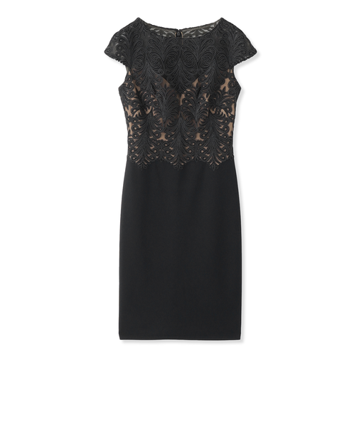 【TADASHI SHOJI】キャップスリーブタイトドレス《WEB＆EPOCA THE SHOP店舗限定》