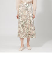 【EPOCA STORIA】 サファリボタニカルプリント フレアスカート 《WEB&EPOCA THE SHOP店舗限定》