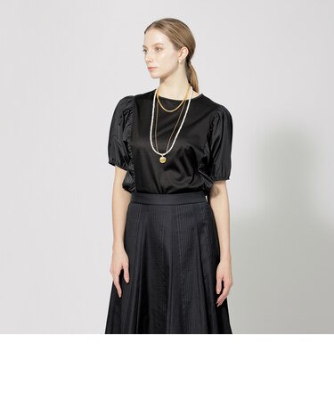 タフタコンビジャージー デザインカットソー