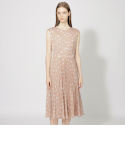 スモールフラワープリント フレアドレス