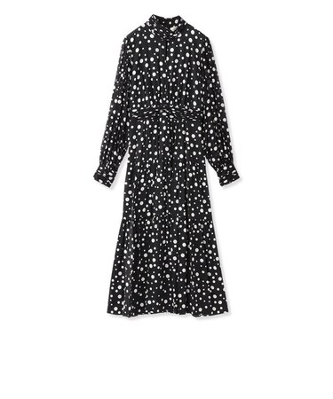 【DIANE von FURSTENBERG】ドットプリントドレス《WEB＆EPOCA THE SHOP店舗限定》