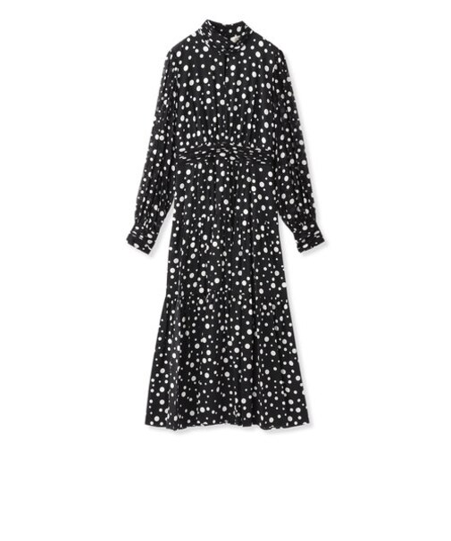【DIANE von FURSTENBERG】ドットプリントドレス《WEB＆EPOCA THE SHOP店舗限定》