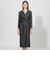 【EPOCA DI BASE】 コンパクトウールフラノ カシュクールドレス 《WEB＆一部店舗限定》