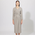 【EPOCA DI BASE】 コンパクトウールフラノ カシュクールドレス 《WEB＆一部店舗限定》