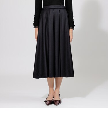 ウールフラノ フレアスカート