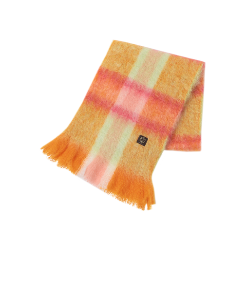 【MANTAS EZCARAY】モヘヤチェックストール《WEB＆EPOCA THE SHOP店舗限定》