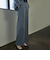 【VERY NaVY2024年12月号掲載】ストレッチウールフラノ ワイドストレートパンツ