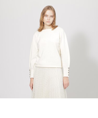 モールスキンニットプルオーバー