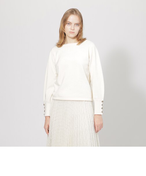 モールスキンニットプルオーバー