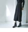 モールスキンニット Aラインスカート
