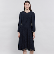 コットンリバーレース ドッキングドレス