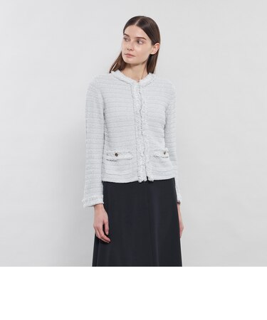 ラメツィーディーニット カーディガン