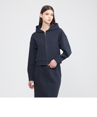 【EPOCA STORIA】 コットンエアーダンボール ジップアップフーディー 《WEB＆EPOCA THE SHOP店舗限定》