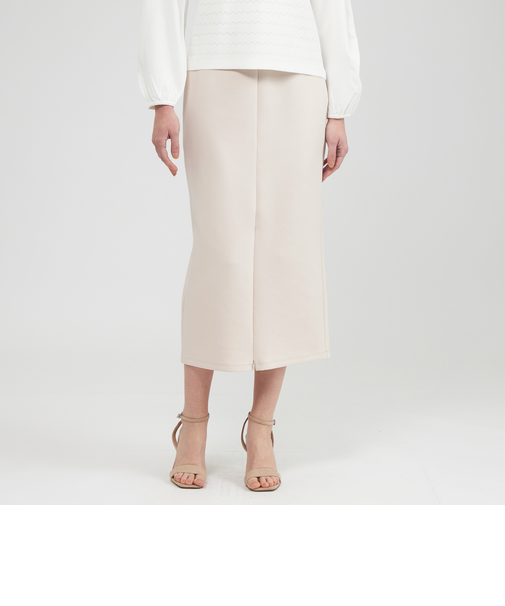 【EPOCA STORIA】 コットンエアーダンボール タイトスカート 《WEB＆EPOCA THE SHOP店舗限定》