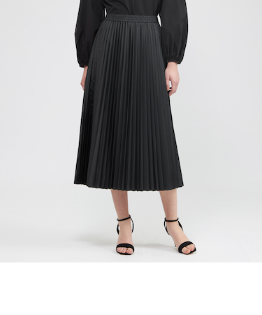 【EPOCA STORIA】 ライトタフタ プリーツスカート 《WEB＆EPOCA THE SHOP店舗限定》