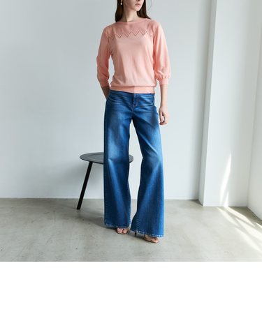 【TWENTY FOUR DENIM】 バギーデニムパンツ