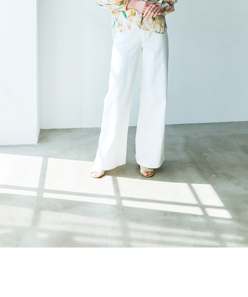 【VERY NaVY2025年6月号掲載】【TWENTY FOUR DENIM】 バギーデニムパンツ