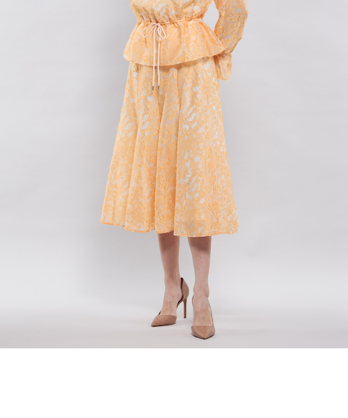 シアーフィオーレジャカード フレアスカート｜エポカの通販｜&mall