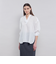 【EPOCA STORIA】 ラスターリネン スキッパーシャツ 《WEB＆EPOCA THE SHOP店舗限定》