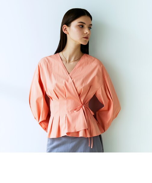 スビンタイプライター カシュクールブラウス