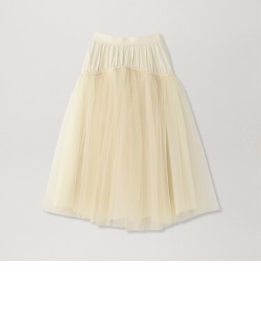 【EZUMi】チュールレイヤードスカート《WEB＆EPOCA THE SHOP店舗限定》