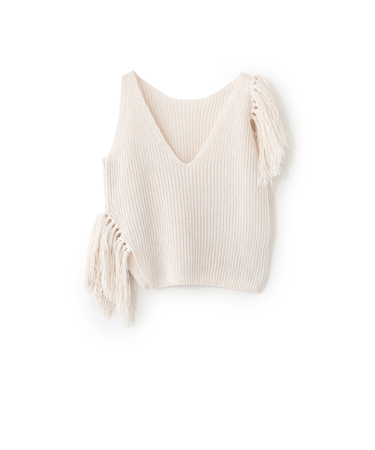 【near.nippon】フリンジタンクトップ《WEB＆EPOCA THE SHOP店舗限定》