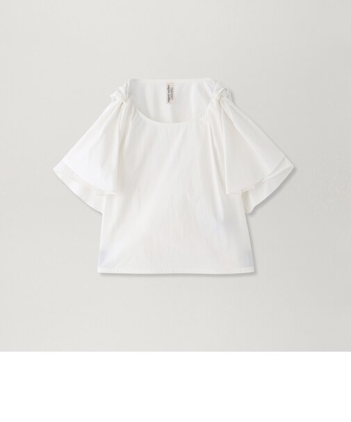 【support surface】ラッフルスリーブブラウス《WEB＆EPOCA THE SHOP店舗限定》