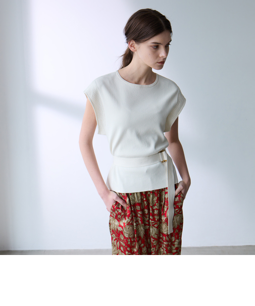 【VERY NaVY2025年6月号掲載】La maglia estate フレンチスリーブニット