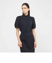 ハイツイストポプリン フリルブラウス