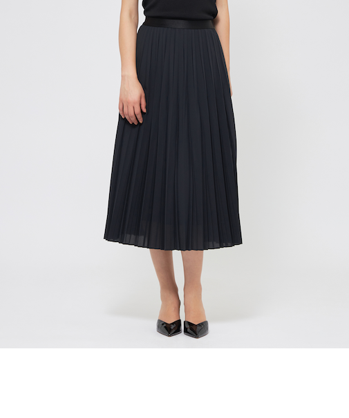 ハイツイストポプリン プリーツスカート