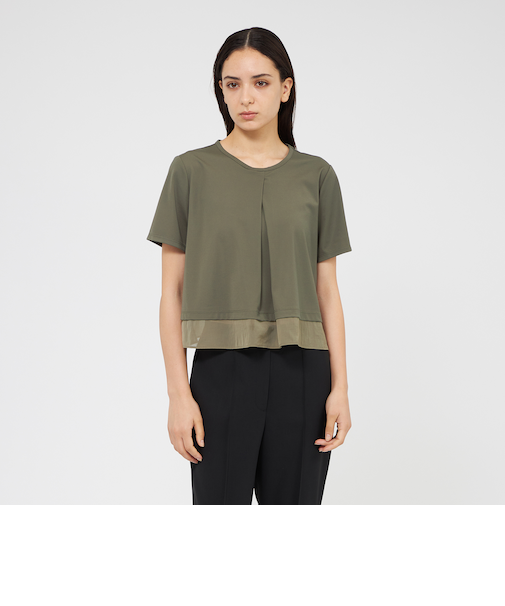 【Lu TECS】コンパクトジャージー テントシルエットプルオーバー