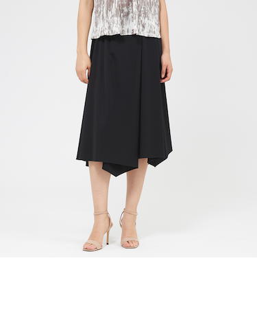 【Lu TECS】コンパクトジャージー フレアスカート