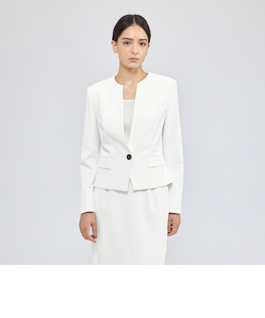 クリーンストレッチ ノーカラージャケット